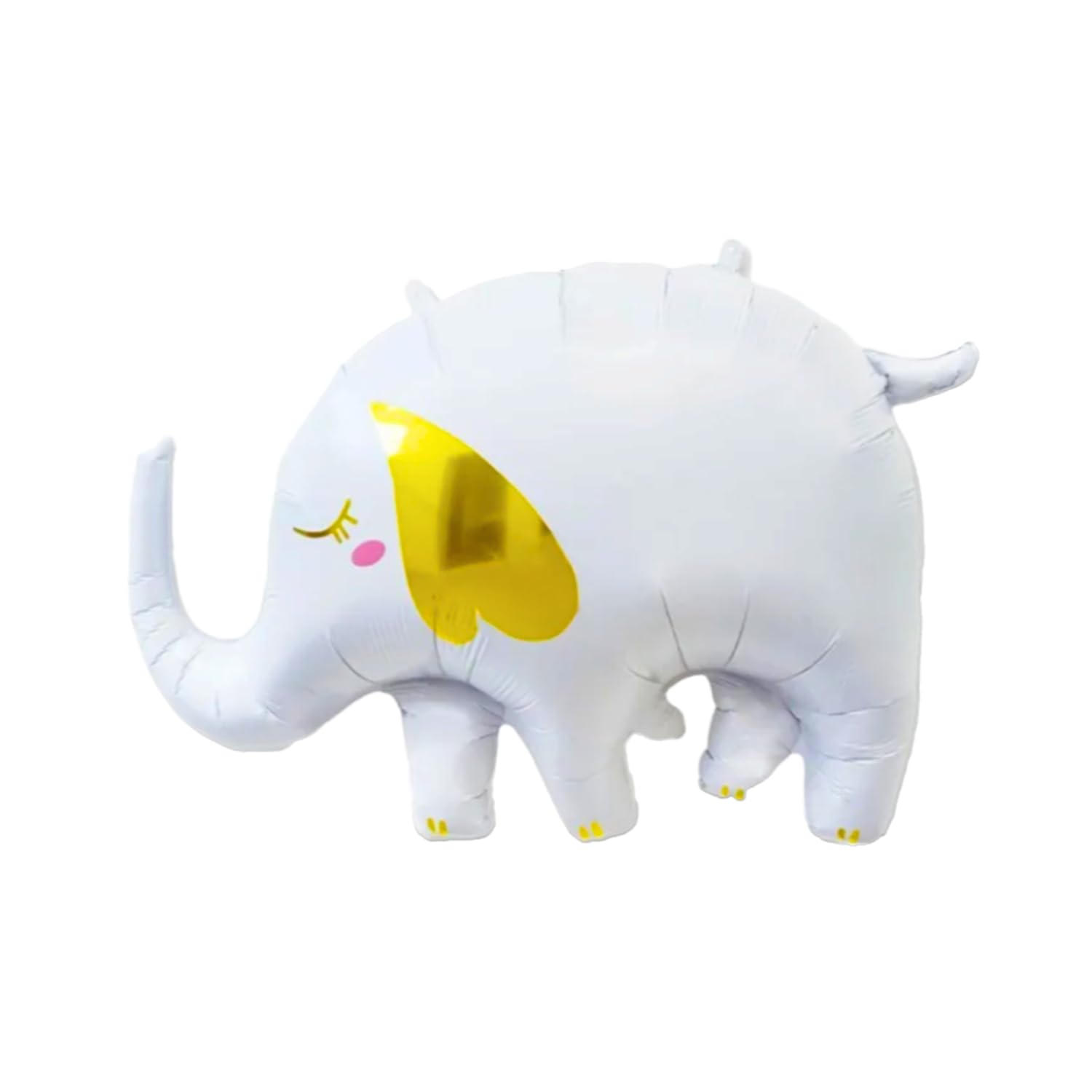 Party Decorz Elephant Foil Balloon | Elephant White Jungle Animal 22X33 Inch (Big Size)1pcs Foil Balloon for Kids Animal, Safari, Zoo Theme Birthday Party Decoration