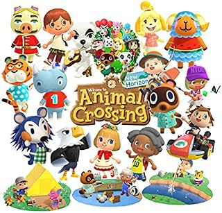 GTOTd Animal Crossing Stickers (20Pcs Large Size). Gifts Merch Animal Crossing Decoartions Party Supplies for Skateboard Water Bottle Sticker Room Decor Teens