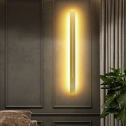 Lámpara de pared de tira larga LED moderna rectangular para iluminación interior 4