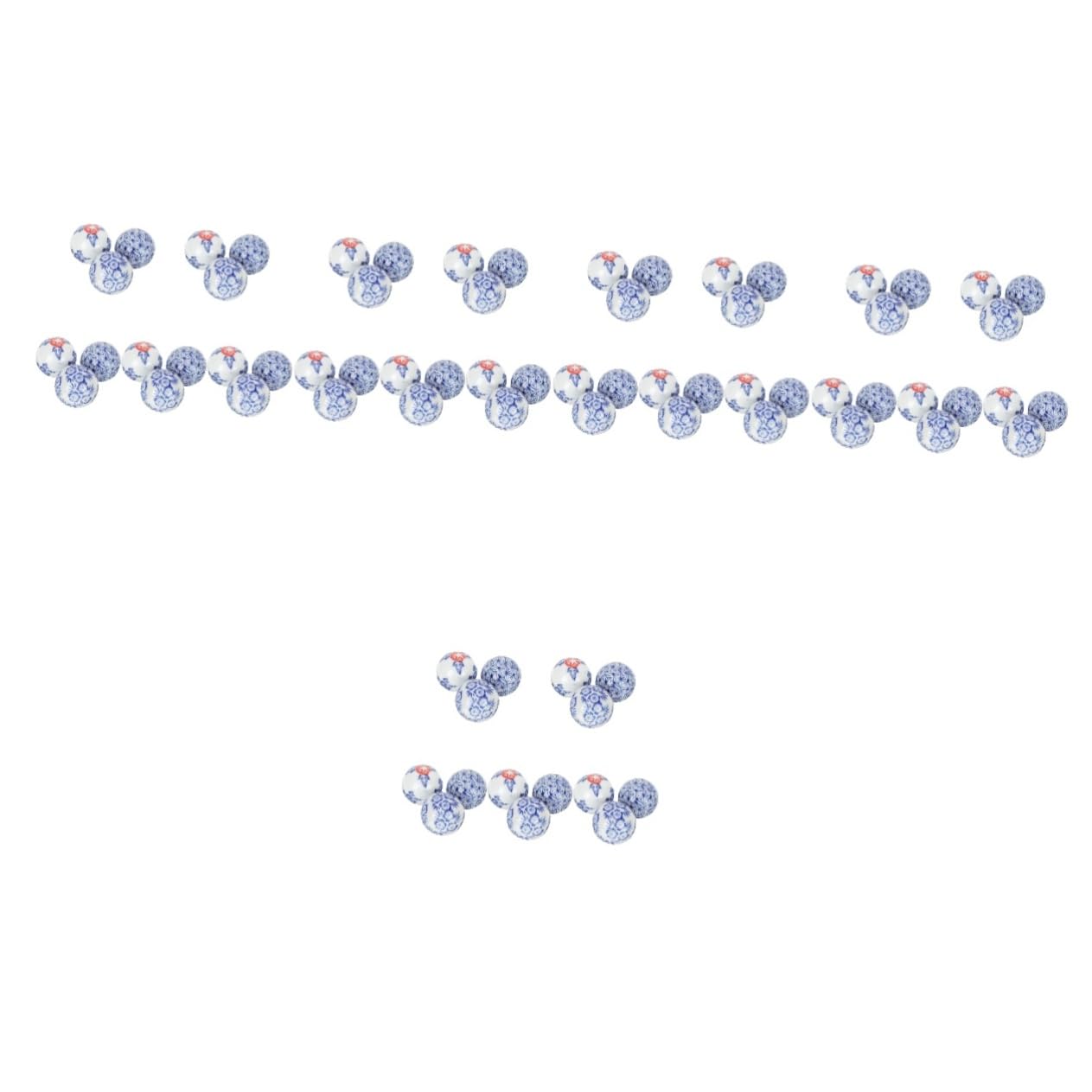 IMIKEYA 5 Sätze Schwimmkugel Aus Keramik Schwimmende Pflanze Dekorationen Für Aquarien Bezauberndes Aquarium-Ornament Betta-Panzer Rattankugeln Dekorative Schale Knospenvasen 3 Stück * 5