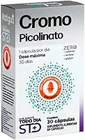 Katiguá, Picolinato de Cromo, Mineral Quelato, STD, Sem sabor, 30 Cápsulas Softgel • 30 doses, Branco