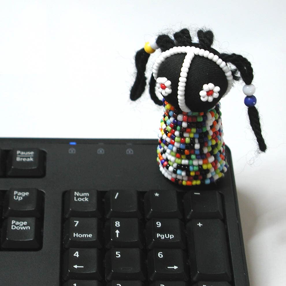 Amazon | アフリキコ AFRIKICO ンデベレ人形 Ndebele Doll 南アフリカ