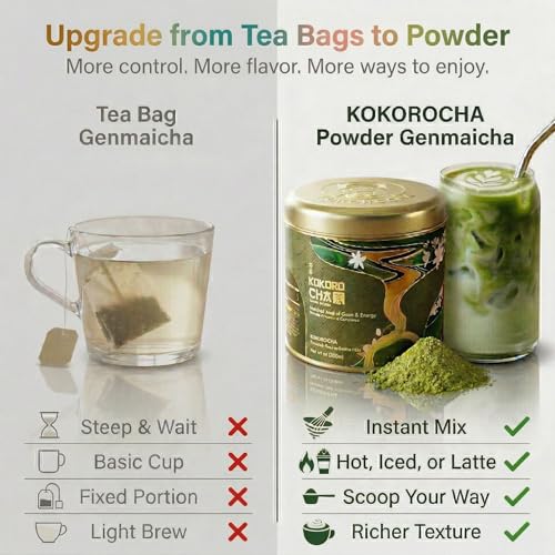 Té verde Genmaicha en polvo 40 g miniatura 5