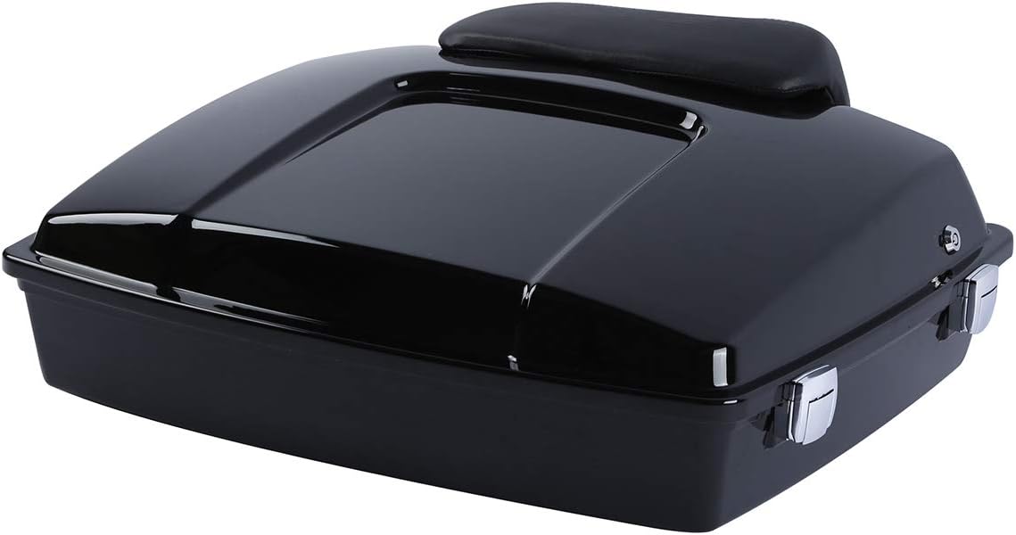 XMT-MOTO Motorcycle Razor Tour Trunk+Pad Fit for Harley Touring Road King Electra Glide 1997-2013