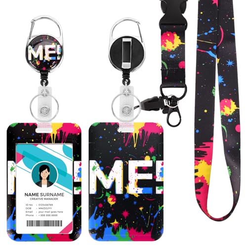 Ausweishülle mit Band, Id Badge Holder Breakaway Lanyard für...
