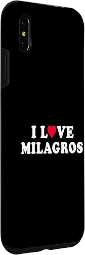 Miniatura 3 de iPhone XS Max I Love Milagros Matching Girlfriend Boyfriend Milagros Name Case