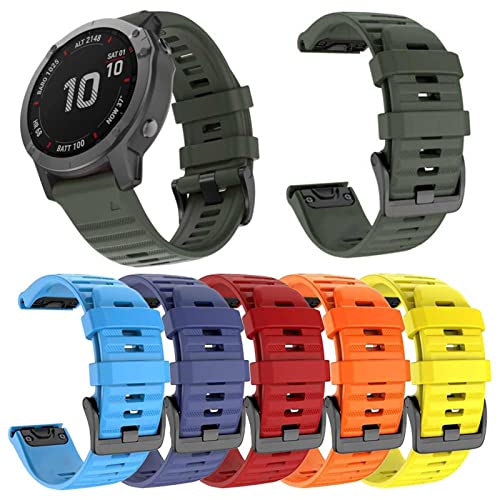 EasyFit strap pour Garmin Fenix 7 silicone étanche 22mm