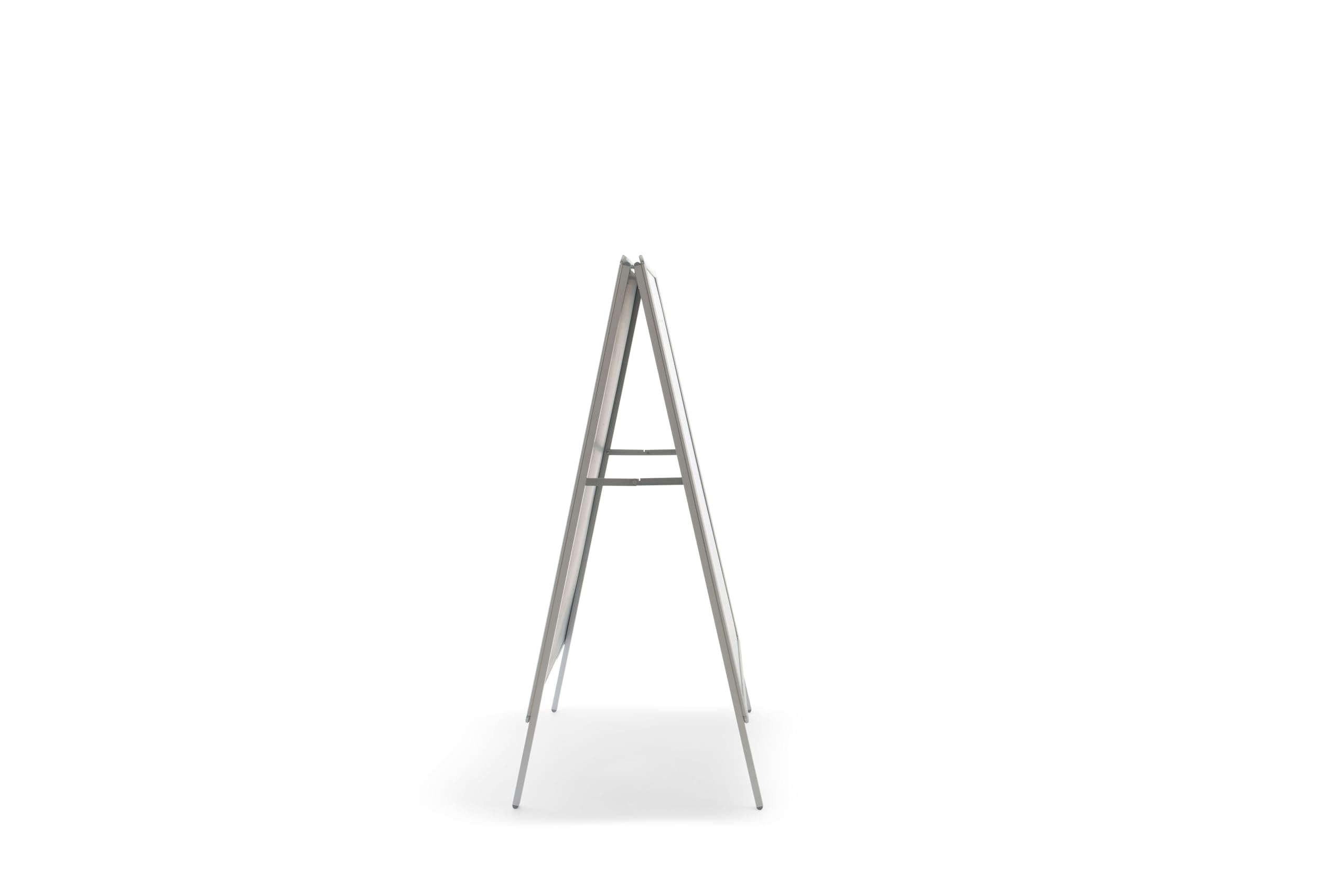 A1 Kundenstopper | Outdoor Plakatständer DIN A1 (Wetterfest) | Doppelseitige Werbung für Außenbereich | Robustes Aluminium mit stabilem Stand