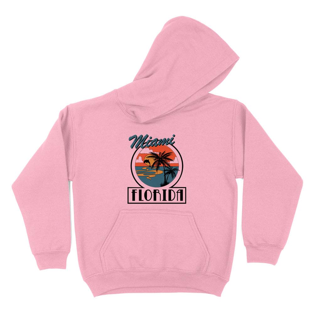 Vacation Miami Florida Kids Hoodie Sweatshirt Youth
