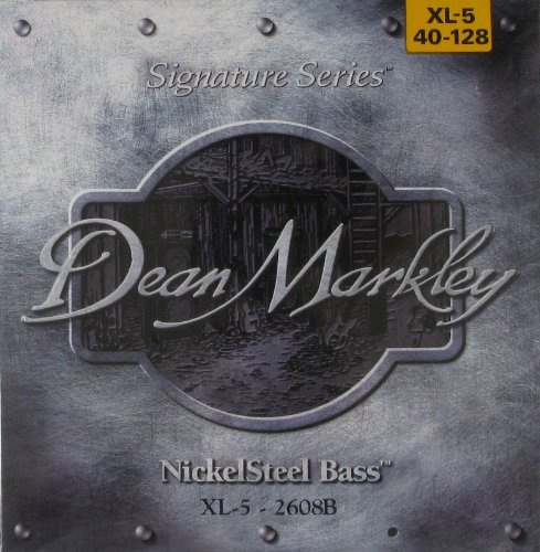 DEAN MARKLEY NICKELSTEEL BASS GUITAR STRINGS, XLIGHT 5STR 40-128 - Les Beatles, Paul McCartney, John Lennon, RIngo Starr, George Harrison DEAN MARKLEY NICKELSTEEL BASS GUITAR STRINGS, XLIGHT 5STR 40-128