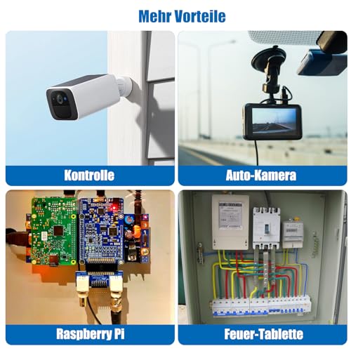 YBBOTT dc-dc wandler 12V auf 24V 15A 360W Step up Boost Converter 10V-22V auf 24V 15A Spannungs wandler Spannungsstabilisator Spannungsregler Spannungswandler Spannungsbegrenzer
