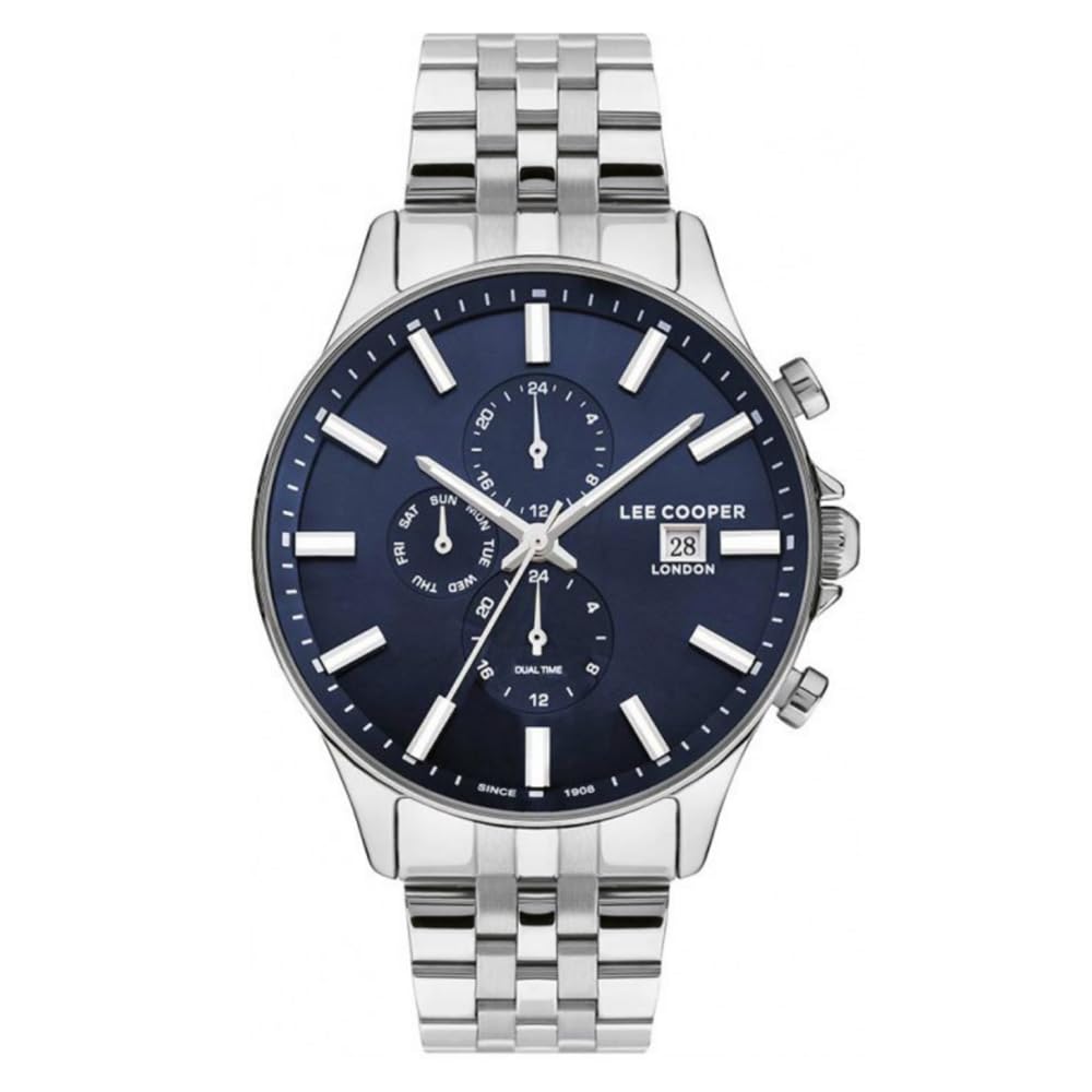 Lee Cooper Men's Multi Function D.Blue Dial Watch - Lc07380.350