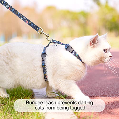 Harnais réglable chat facile à contrôler en nylon respirant à carreaux