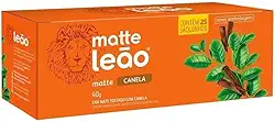 Chá mate leão com canela com 25 saches