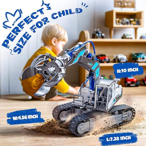 Image of Hydraulic Grab STEM Building Toy, 130 Pcs Engineering Kit for Kids 8+