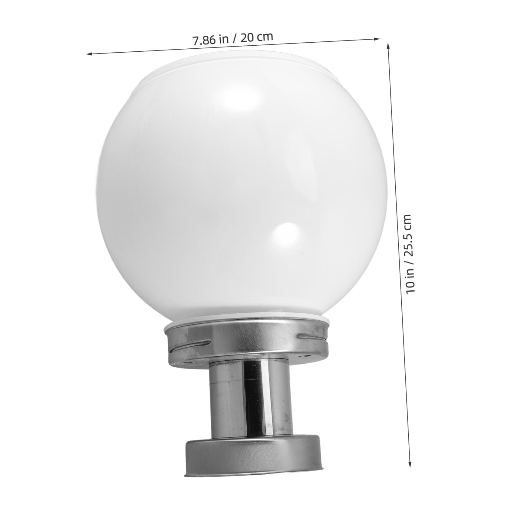 Hemobllo Runde Solarlampen für Außenpfosten mit LED Ip65 Wasserfest 1,2w Leistung Voll Solarbetrieben und Wiederaufladbarem Akku Stilvolles Design für Garten und Terrasse Zufällige Farbe | Runde Außenlampe mit Akku, Kunststoff Edelstahl Druckguss, Leuchtd