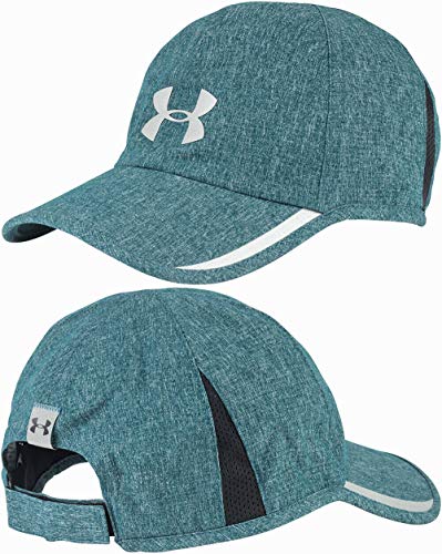 Under Armour Mens ArmourVent Green/Silver Adjustable Cap Hat OSFA