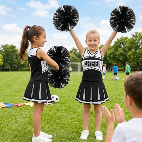 Disfraz completo para niñas Koatobbor 8-9 años negro miniatura 4