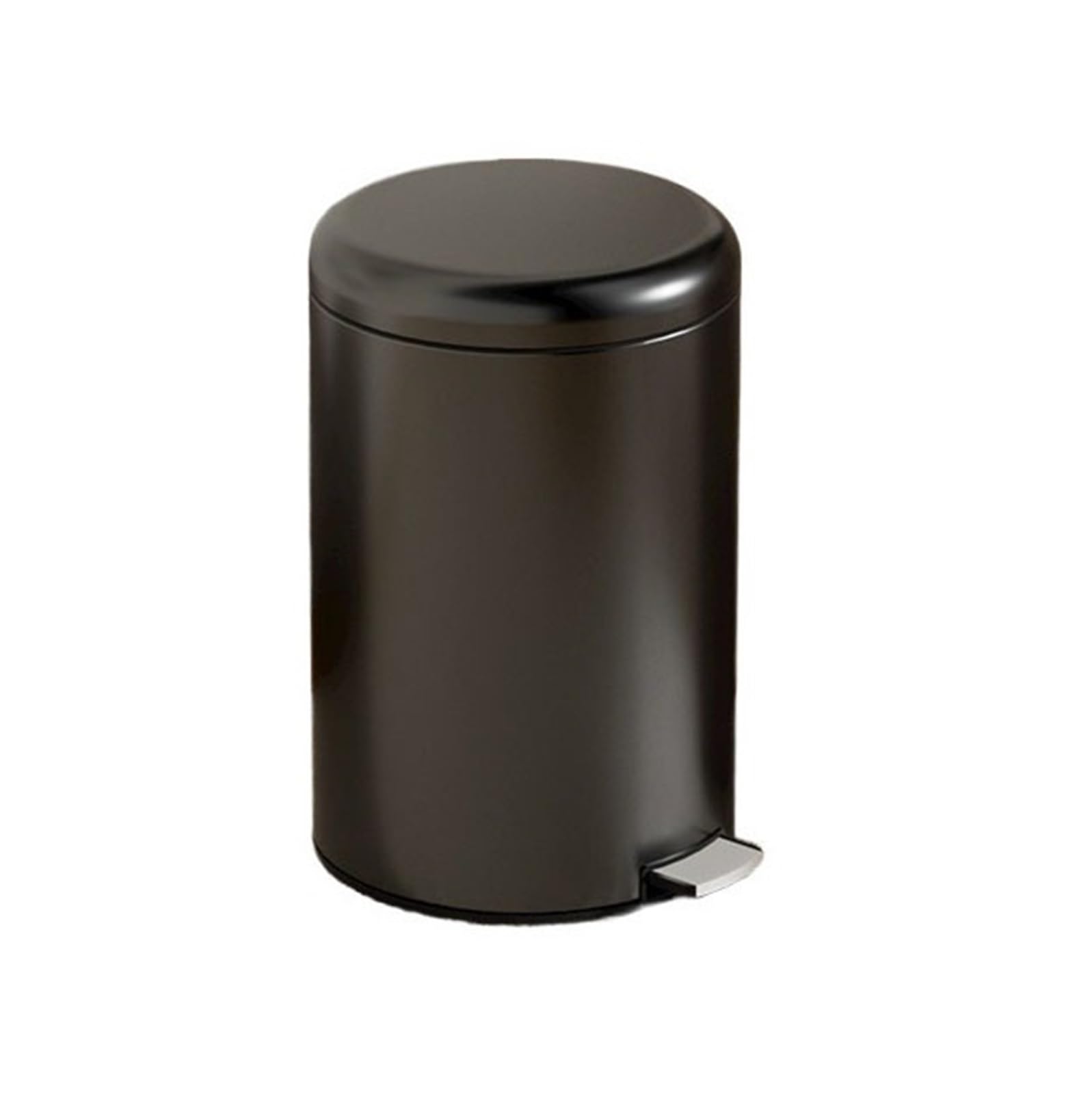 Rubbish and Waste Bin Garbage bin with foot pedal bathroom Trash Can(Black)
