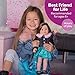 Adora Amazing Girls - 18” Fashion Doll, Poseable Limbs, Rooted Hair for Styling, Open and Close Eyes, Soft Huggable Body | Stylish Playmate (Emma Sparkles)