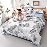 JORTUIO Edredón Nórdico Verano Colcha Fina Cama 150 Edredón Cama Estampado Algodón Microfibra Estilo Edredón Cama Nórdico Colchas Funda Cama (Color : #13, Size : 180x200cm/71x79in)