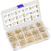 Produktbild FEIGO 330 Stück Gewindeeinsatz Einpressmutter M2 M3 M4 M5 Innengewinde Rändelmuttern Messing Einbettung Muttern für Spritzguss 3D Drucker, Female Thread Nut