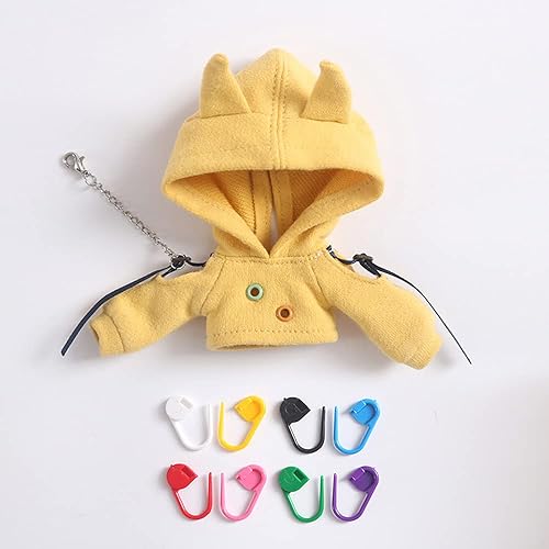 Miniatura 10 de BJD Clothes - Sudadera con capucha para Ob11, Molly, GSC, 112 Bjd, ropa de muñeca, accesorios para muñecas, juguetes (negro)