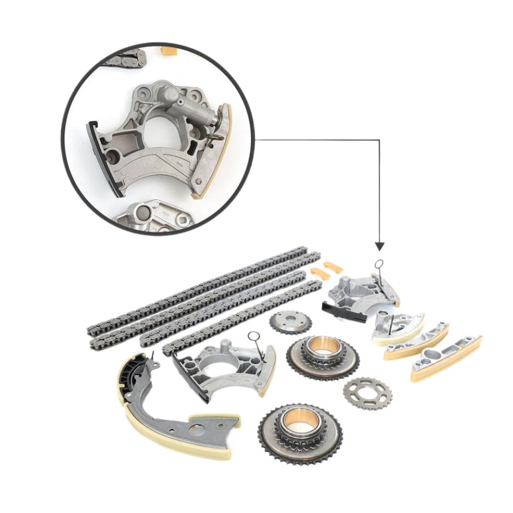 Kit catena di distribuzione con ingranaggi compatibile con A4 A5 A6 A8 Q5 S4 S5 S6 S7 S8 2.8L 3.0L 3.2L 4.0L V6 V8