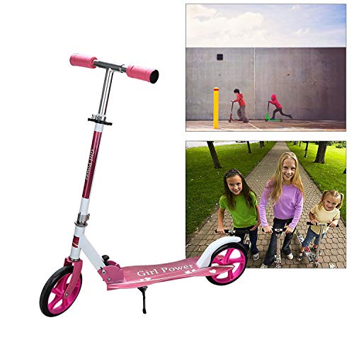 Preisvergleich Produktbild hengsheng Kinderroller klappbar Höhenverstellbar Big Wheels Mädchen und Junge Freizeit City Roller klappbar