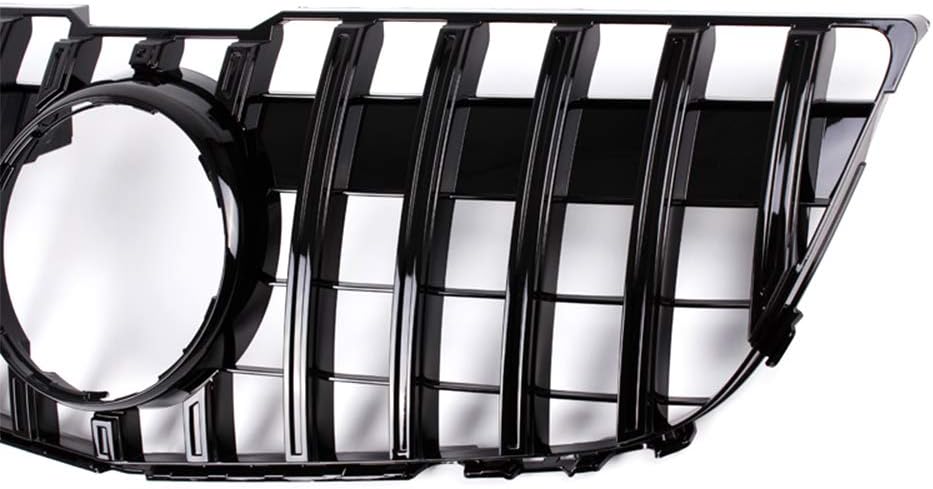 For Mercedes Benz GLK Class X204 GLK250 GLK300 GLK350 2013-2015 GT R Front Grill Grille (Black)