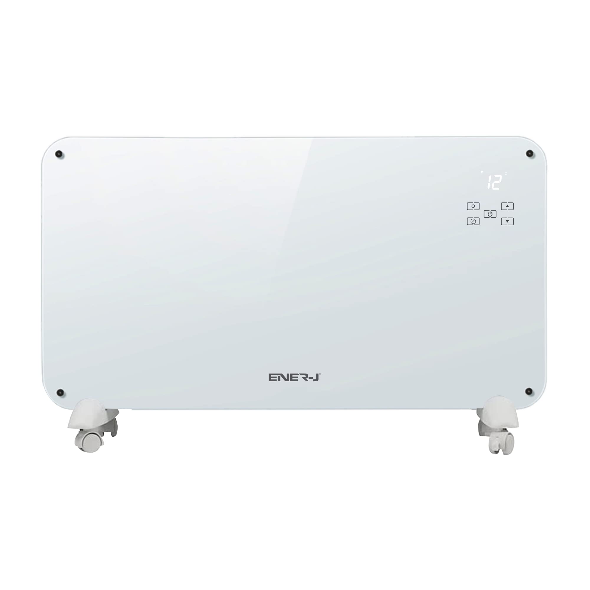 ENERJ 2000W WIFI Electric Wall Heater with LED Display, Tempered Glass  Panel Heater with Thermostat Cut off Temperature Control Via App for Home  and Office : Amazon.co.uk: Home u0026 Kitchen