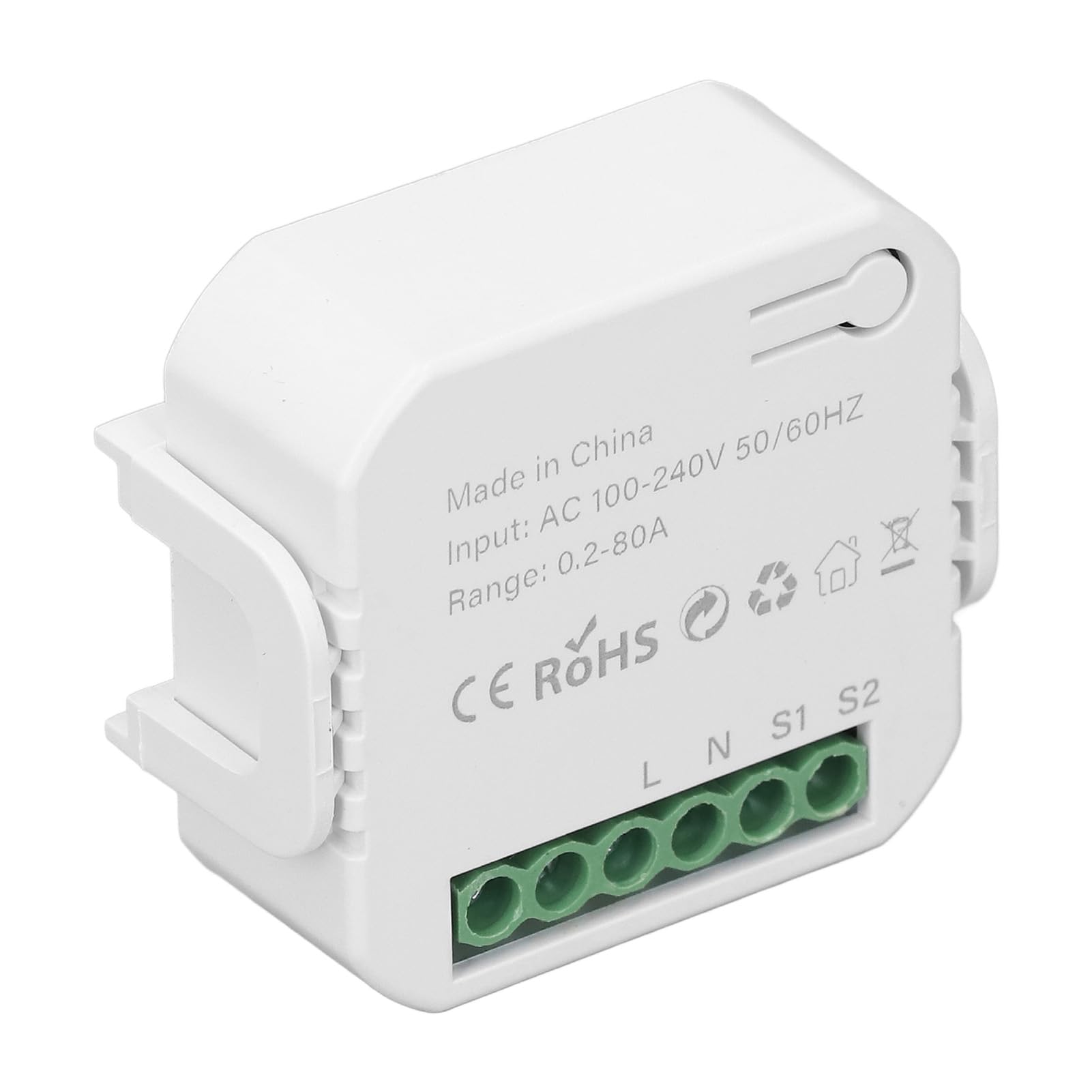 80A Smart Energy Meter, Remote Access, Smart Metering, Easy Automation, Power Consumption Records with Clamp Sensor for Tuya Smart