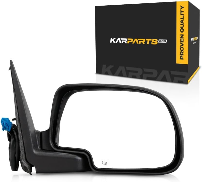 For Chevy Silverado 1500/2500/3500 Door Mirror 2003 2004 2005 2006 Passenger Side | Power | Heated | Replacement For GM1321293 | 15226945