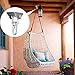 Ceiling Swing Hook, 360° Swivel Swing Hanger for Hammock，304 Stainless Steel for Maximum Load 1000lbs, Wood or Concrete Ceiling Mount, Included Carabiners & Hardware