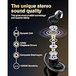 Jesebang-Wireless-Sports-Headphones-Bluetooth-53-Headphones-with-HD-Microphone-Premium-Sound-40H-Playback-LED-Display-Comfortable-to-Wear-Wireless-Headset-with-Hook