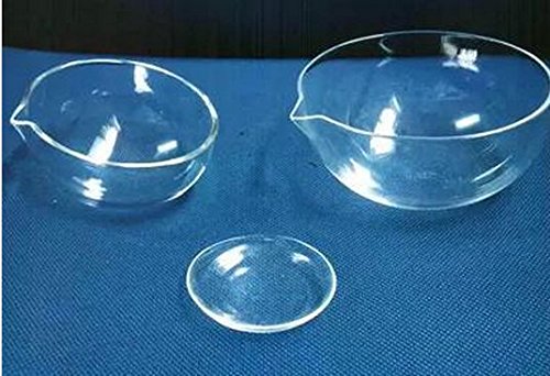 Gowe 120 mm Quarzglas rund unten Tiegel