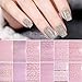 Kalolary 12 Colores Mixtos Rollos De Uñas,Cinta Pegatinas de Arte de Uñas de Diseño de Bricolaje, Líneas de oro y Plata para Uñas, Decoraciones de Herramientas para Uñas