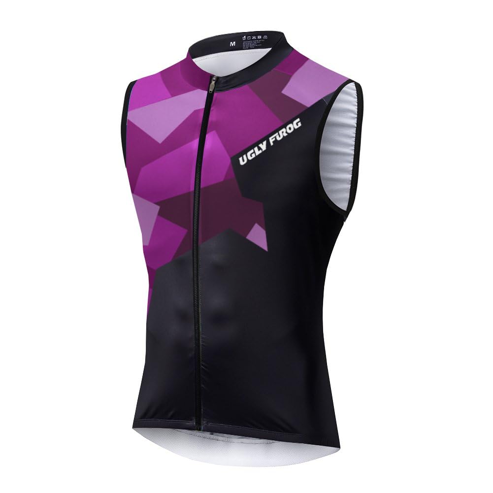 UGLY FROG 2024.2 Nuevo Verano Hombre Maillot Ciclismo Sin Mangas Chaleco de Ciclistas Ropa Ciclismo MJMK01