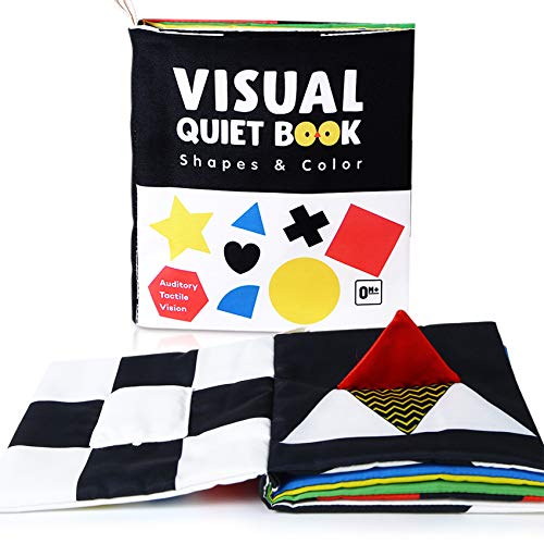 beiens High Contrast Baby Book, Touch and Feel Crinkle Sensory Toy by beiens - Used condition - US$12.02