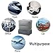 Travel Foot Rest Pillow, Portable Inflatable with Double Hand Pump Adjustable Three Layers Height Pillow for Foot Rest on Airplanes,Cars,Buses,Trains,Office Kids to Sleep on Long Flights (Gray)