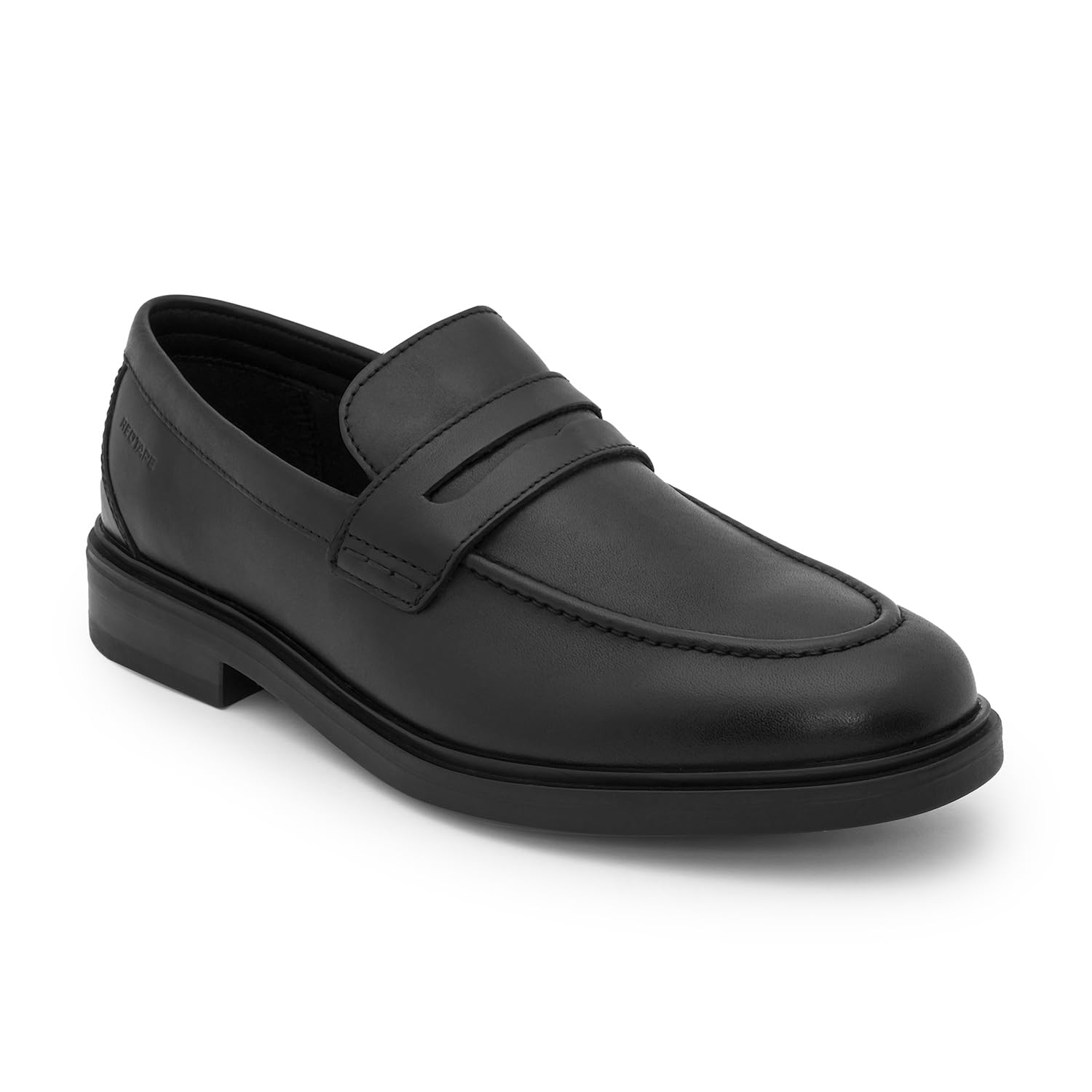 red tape Men's Formal Shoes Black Leather Round Slipon Lightweight Comfort-picture-27
