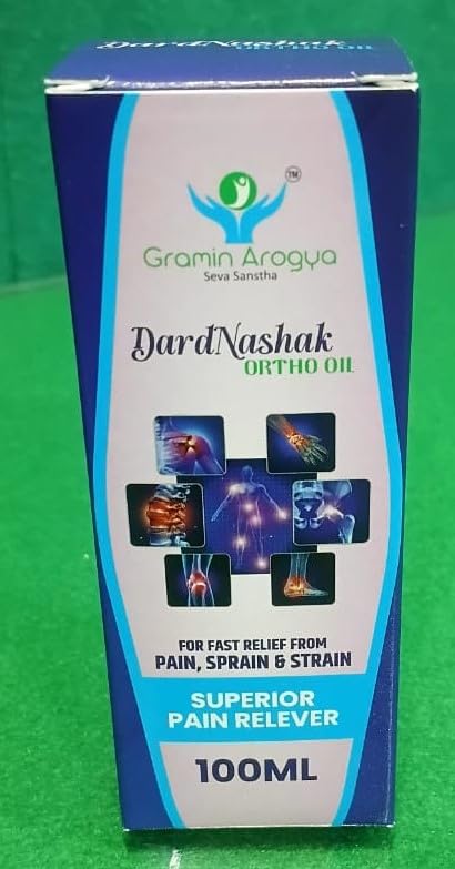 DARD Nashak Oil | Ideal for Joint Pain, Knee Pain, Neck Pain, Back Pain, Shoulder Pain, Sciatica Pain | Instant Pain Reliever | Ayurvedic & Non-Sticky Ortho Pain Oil, 100ml-image-47