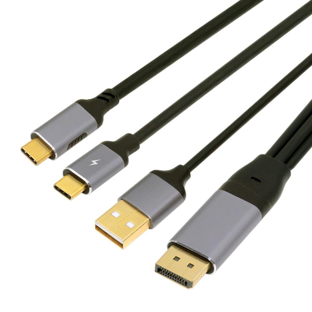 Amazon.co.jp: Xiwai リバース ディスプレイポート - USB-C ケーブル