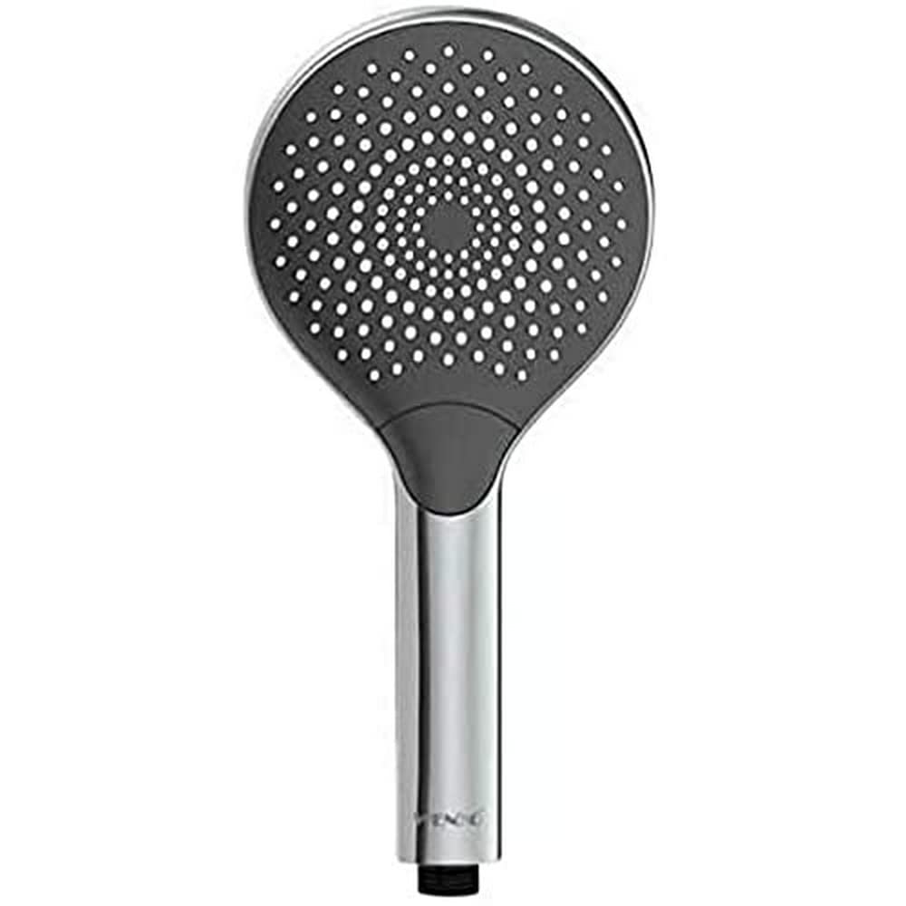 WENKO, Water Saving Hand-Held Shower Head, ABS, Multiple Jet Options, Universal Connection and Fit, Eco-Friendly & Relaxing Spray, 12x12cm, Chrome