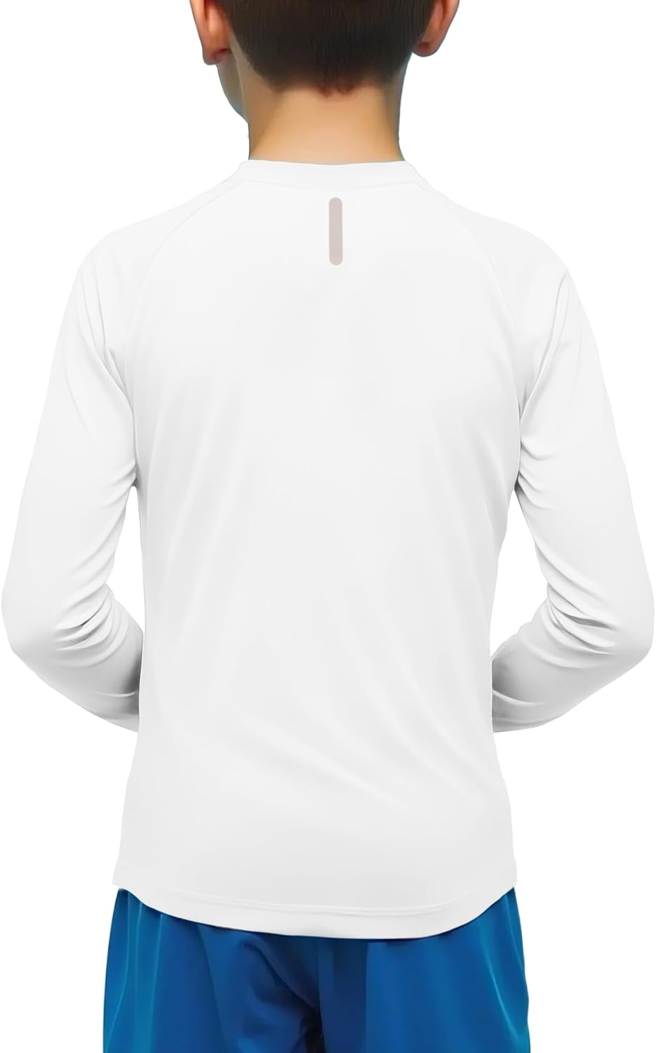 Boys Long Sleeve Athletic Shirts, Kids Active Wear Youth Dry Fit Tshirt Moisture Wicking Outdoor Tee Lightweight - Image 2