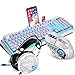 Produktbild ILkeyko Game Keyboard Mouse Headset Dreiteiliges Combo-Set mit orangefarbener Hintergrundbeleuchtung