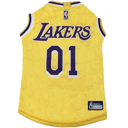 NBA LOS ANGELES LAKERS DOG Jersey Large - Tank Top Basketball Pet Jersey