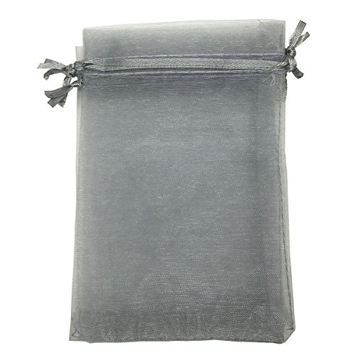 SOSAM Bolsas de Organza de 10 x 15 cm con cordón para Joyas, Fiestas, Bodas, Regalos