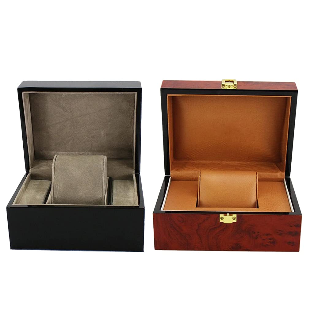 Boîte montre HU803 bois 2 places pour éviter les rayures de vos bijoux précieux