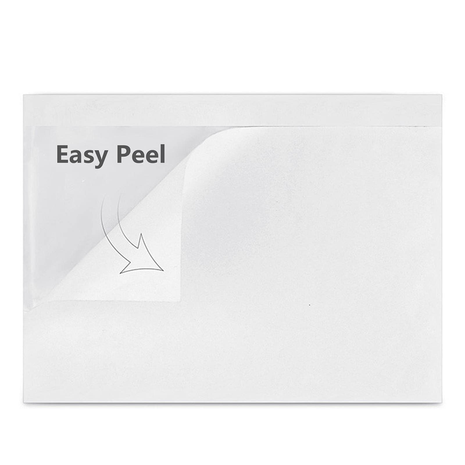 LabelMore 200 szt. 15 cm x 22,9 cm przezroczysta plastikowa samoprzylepna lista pakowania koperta torba wysyłkowa etykieta wysyłkowa etui etykieta zwrotna dokumenty